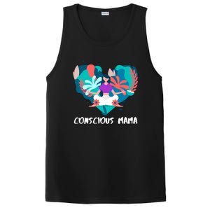 Conscious Mama Yoga Mom Gift PosiCharge Competitor Tank