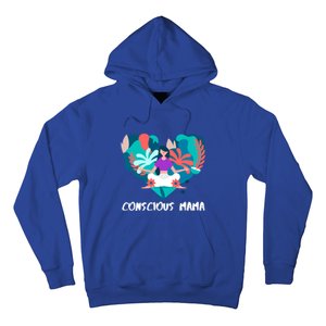 Conscious Mama Yoga Mom Gift Hoodie