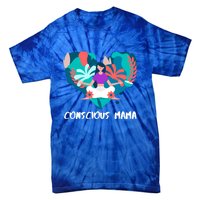 Conscious Mama Yoga Mom Gift Tie-Dye T-Shirt