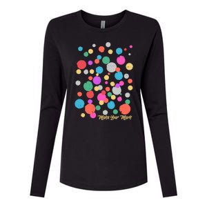 Cute Make You Mark International Dot Day Womens Cotton Relaxed Long Sleeve T-Shirt