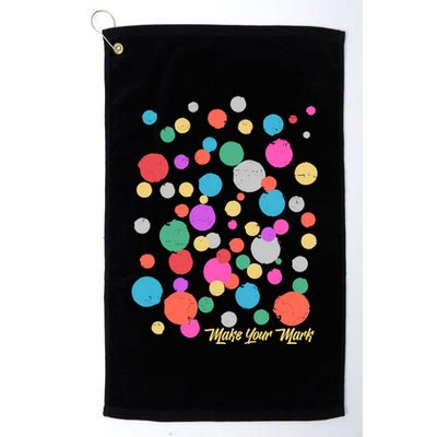 Cute Make You Mark International Dot Day Golf Towel