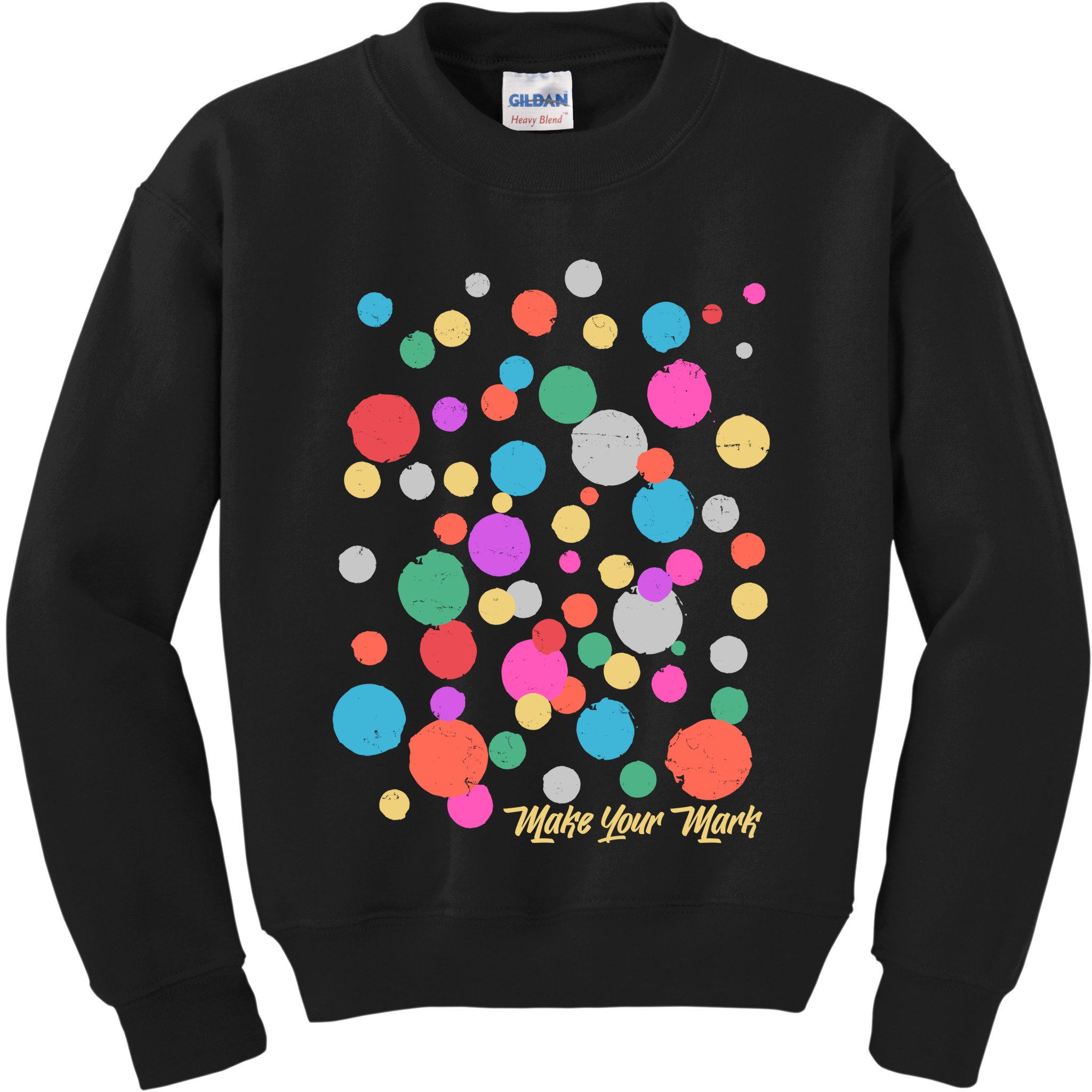 Cute Make You Mark International Dot Day Kids Sweatshirt