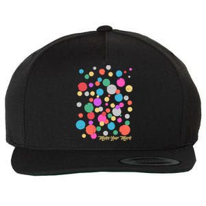 Cute Make You Mark International Dot Day Wool Snapback Cap