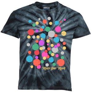 Cute Make You Mark International Dot Day Kids Tie-Dye T-Shirt