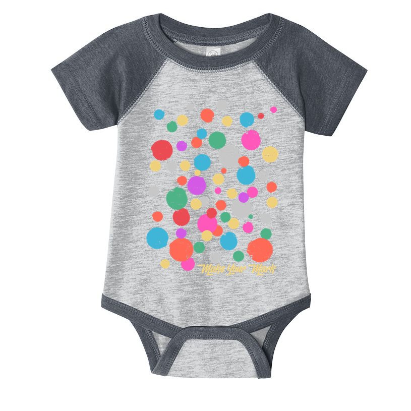 Cute Make You Mark International Dot Day Infant Baby Jersey Bodysuit