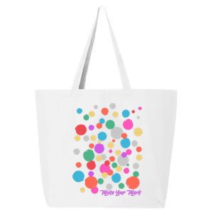 Cute Make You Mark International Dot Day 25L Jumbo Tote