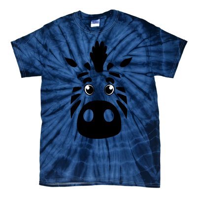 Cool Mountain Zebra Gift For Animal Lovers Tie-Dye T-Shirt