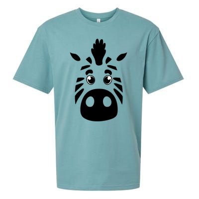 Cool Mountain Zebra Gift For Animal Lovers Sueded Cloud Jersey T-Shirt