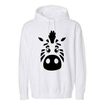 Cool Mountain Zebra Gift For Animal Lovers Garment-Dyed Fleece Hoodie