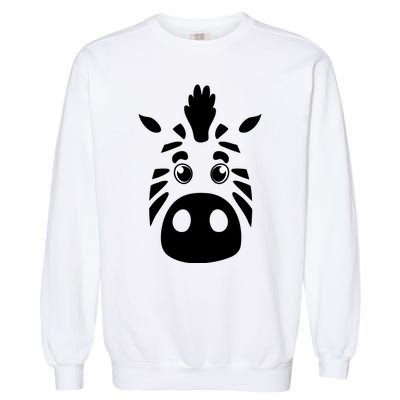 Cool Mountain Zebra Gift For Animal Lovers Garment-Dyed Sweatshirt