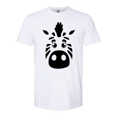 Cool Mountain Zebra Gift For Animal Lovers Softstyle CVC T-Shirt