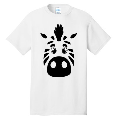 Cool Mountain Zebra Gift For Animal Lovers Tall T-Shirt