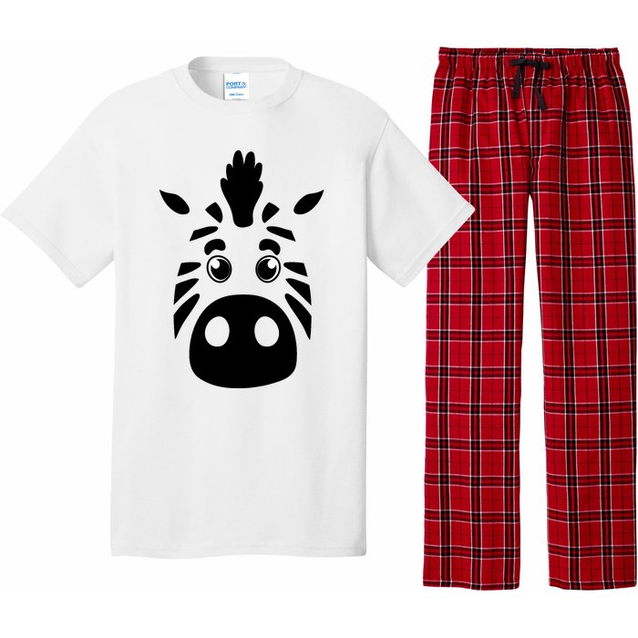 Cool Mountain Zebra Gift For Animal Lovers Pajama Set