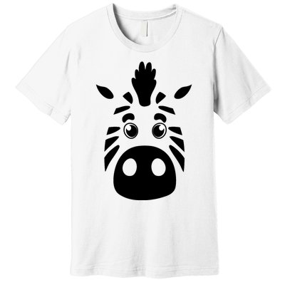 Cool Mountain Zebra Gift For Animal Lovers Premium T-Shirt