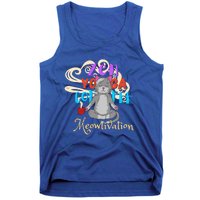 Cat Meditation Zen Yoga Coffee Cat Lovers Yoga Namaste Gift Funny Gift Tank Top