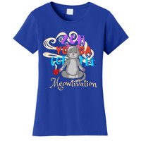 Cat Meditation Zen Yoga Coffee Cat Lovers Yoga Namaste Gift Funny Gift Women's T-Shirt