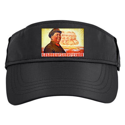 Chairman Mao Zedong And Other Communist Leaders Propaganda Adult Drive Performance Visor