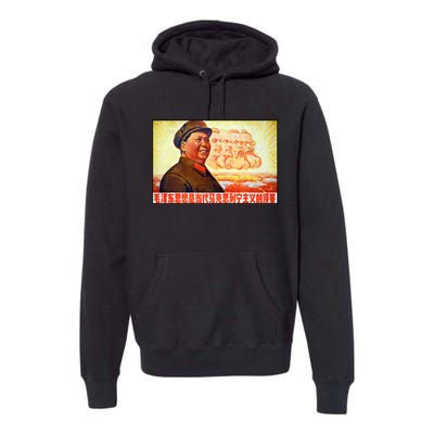 Chairman Mao Zedong And Other Communist Leaders Propaganda Premium Hoodie