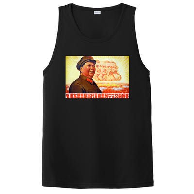 Chairman Mao Zedong And Other Communist Leaders Propaganda PosiCharge Competitor Tank