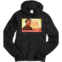 Chairman Mao Zedong And Other Communist Leaders Propaganda Tie Dye Hoodie