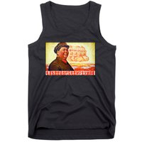 Chairman Mao Zedong And Other Communist Leaders Propaganda Tank Top