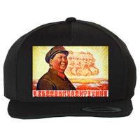 Chairman Mao Zedong And Other Communist Leaders Propaganda Wool Snapback Cap