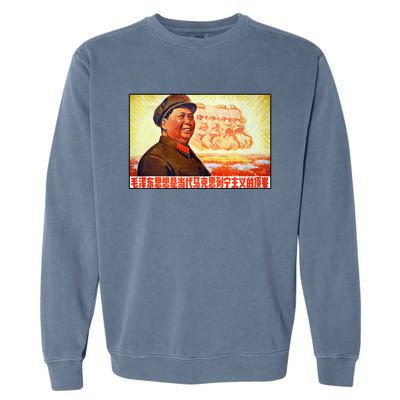 Chairman Mao Zedong And Other Communist Leaders Propaganda Garment-Dyed Sweatshirt