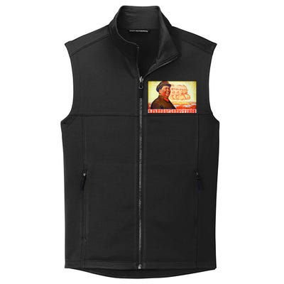 Chairman Mao Zedong And Other Communist Leaders Propaganda Collective Smooth Fleece Vest