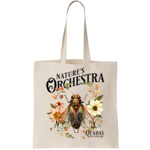 Cicada Nature 2024 Bug Lover Country Flowers Tote Bag