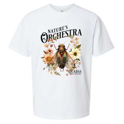 Cicada Nature 2024 Bug Lover Country Flowers Sueded Cloud Jersey T-Shirt