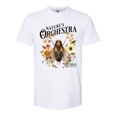 Cicada Nature 2024 Bug Lover Country Flowers Softstyle® CVC T-Shirt