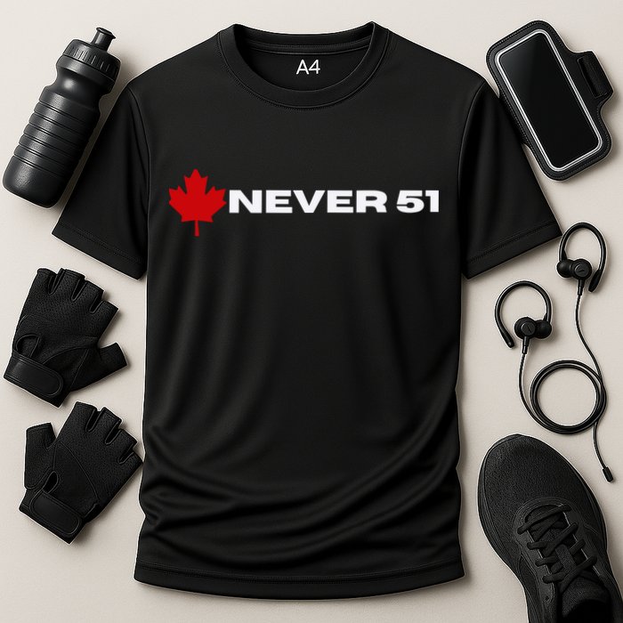 Canada Never 51. Cooling Performance Crew T-Shirt