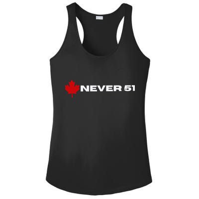 Canada Never 51. Ladies PosiCharge Competitor Racerback Tank