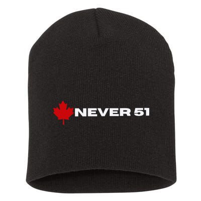 Canada Never 51. Short Acrylic Beanie