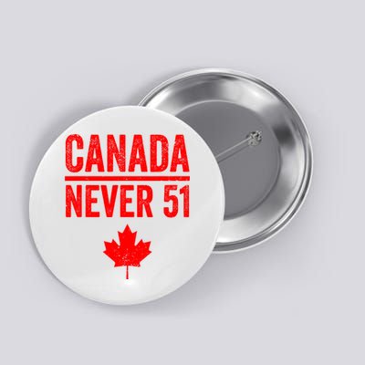 Canadian Never 51 Vintage Button