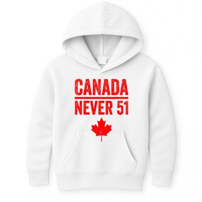 Canadian Never 51 Vintage Kids Hoodie