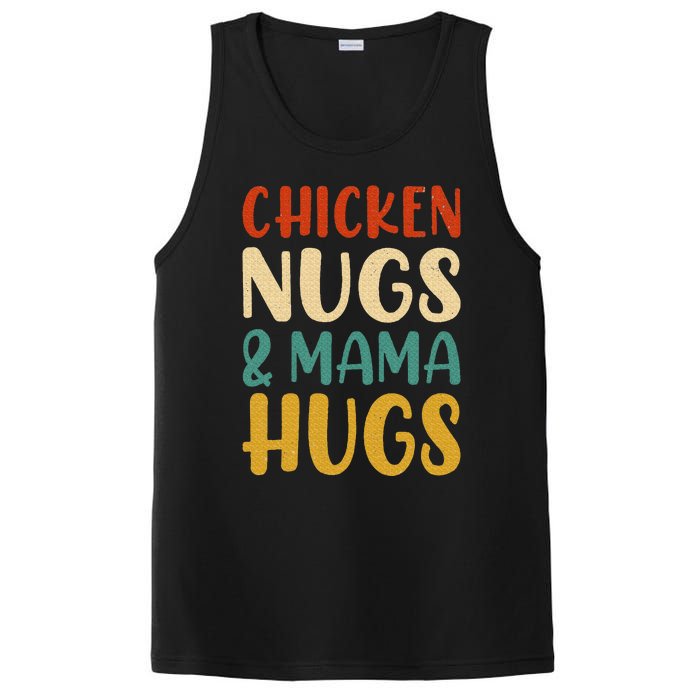 Chicken Nugs and Mama Hugs Nuggets Foodies Lovers PosiCharge Competitor Tank