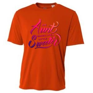 Cute Nieces And Nephews Aunt Auntie Great Gift Cooling Performance Crew T-Shirt