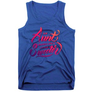 Cute Nieces And Nephews Aunt Auntie Great Gift Tank Top