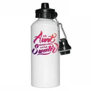 Cute Nieces And Nephews Aunt Auntie Great Gift Aluminum Water Bottle