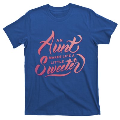 Cute Nieces And Nephews Aunt Auntie Gift T-Shirt