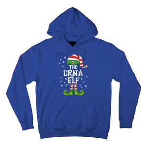 Crna Nurse Anesthetist Elf Family Matching Nursing Christmas Meaningful Gift Hoodie