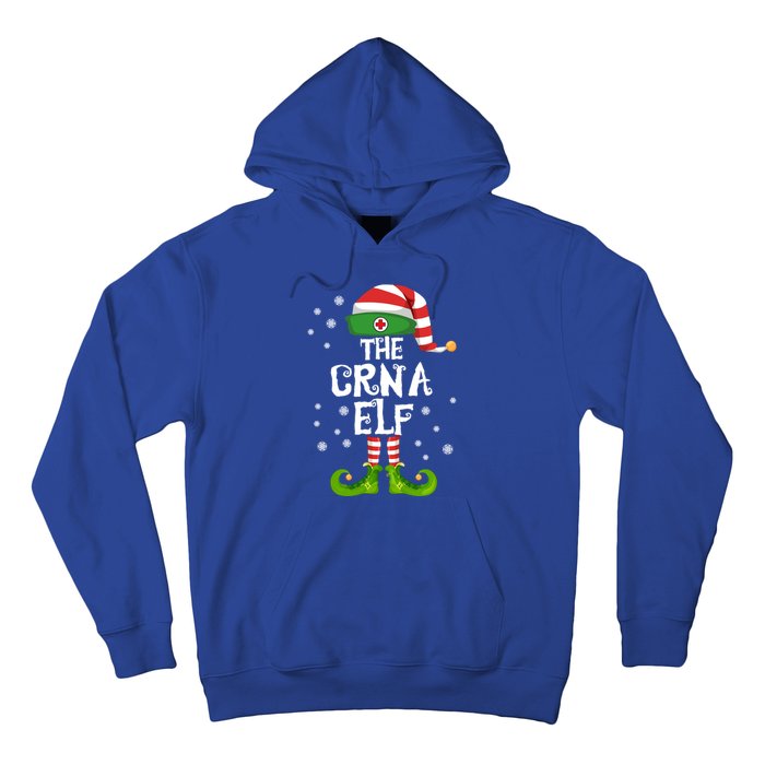 Crna Nurse Anesthetist Elf Family Matching Nursing Christmas Meaningful Gift Hoodie