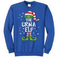 Crna Nurse Anesthetist Elf Family Matching Nursing Christmas Meaningful Gift Sweatshirt