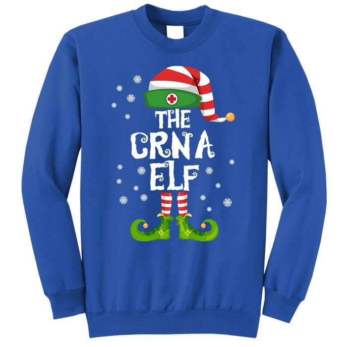 Crna Nurse Anesthetist Elf Family Matching Nursing Christmas Meaningful Gift Sweatshirt