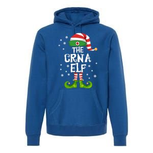 Crna Nurse Anesthetist Elf Family Matching Nursing Christmas Meaningful Gift Premium Hoodie