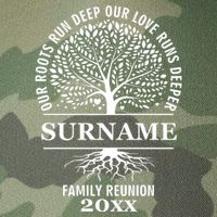 Custom Name And Year Family Reunion Our Roots Run Deep Our Love Runs Deeper Legacy Tie Dye Trucker Hat