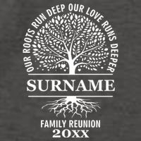 Custom Name And Year Family Reunion Our Roots Run Deep Our Love Runs Deeper Vector Backpack