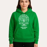 Custom Name And Year Family Reunion Our Roots Run Deep Our Love Runs Deeper Hoodie