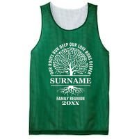 Custom Name And Year Family Reunion Our Roots Run Deep Our Love Runs Deeper Mesh Reversible Basketball Jersey Tank
